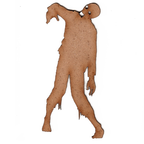 Zombie Wood Shape style 2 for altered art and craft projects