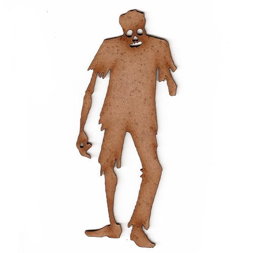 ZOMBIE HALLOWEEN CUT MDF WOODEN SHAPE Craft Arts Decoration Small Large
