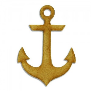 Anchor Silhouette - MDF Wood Shape