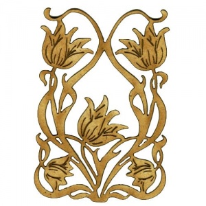 Art Deco & Nouveau Tulip Ornament - Style 26