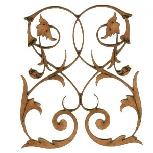 Art Deco & Nouveau Style Foliage Shape - Style 62