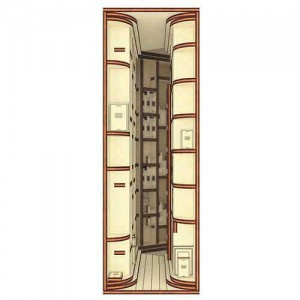 Mirrored Library - MDF Book Nook Kit*