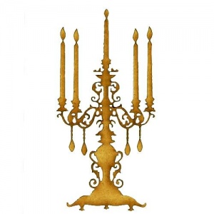 Candelabra MDF Wood Shape - Style 10