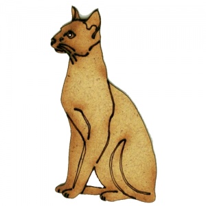 Smooth Haired Cat - MDF Wood Shape