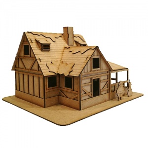 Christmas Cabin - MDF House Kit*