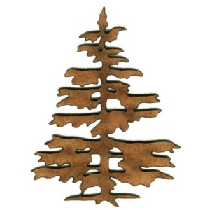 Christmas Tree MDF Wood Shape Style 6