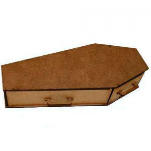 MDF Coffin Kit with Handles