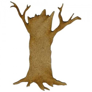 Dead Tree Trunk - MDF Wood Shape Style 3
