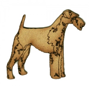 Terrier - MDF Wood Dog Shape