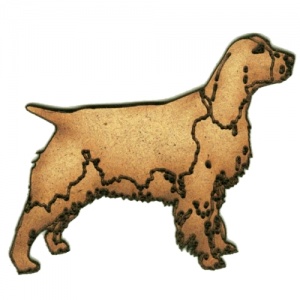 Springer Spaniel - MDF Wood Dog Shape