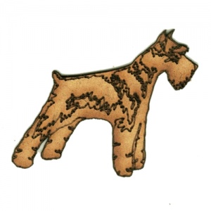 Giant Schnauzer - MDF Wood Dog Shape
