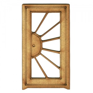 Sunbeam Glazed Door - MDF Wood Shape