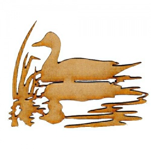 Pintail Duck MDF Wood Bird Shape
