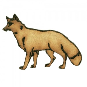 Curious Fox MDF Wood Shape Style 10