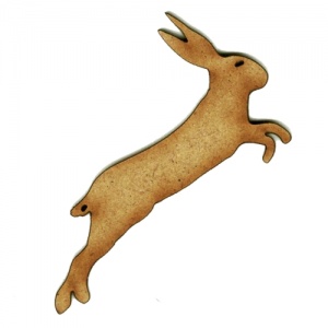 Leaping Hare - MDF Wood Shape