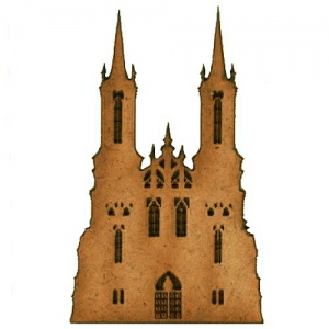 Gothic Mansion / Cathedral - MDF Wood Shape