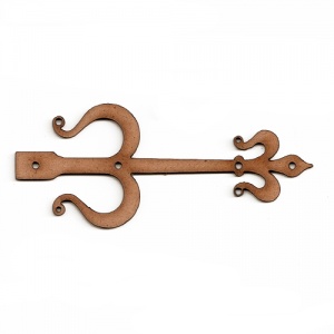 Fleur De Lis Decorative Hinge MDF Wood Shape