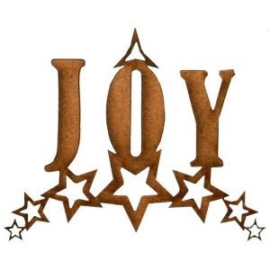 Joy - Decorative MDF Wood Words