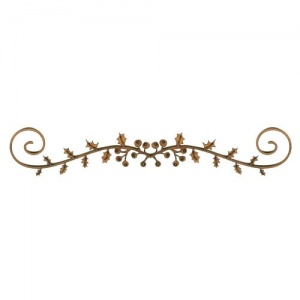 Holly & Berry Border Flourish - MDF Lace Cut Wood Shape