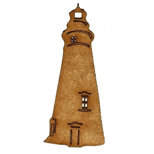 Lighthouse MDF Wood Shape Style 3