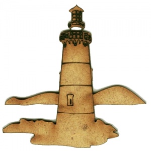 Lighthouse MDF Wood Shape Style 7