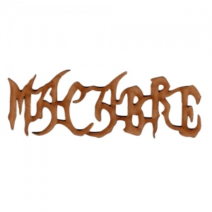 Macabre - Halloween MDF Wood Word