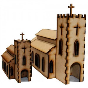 Medieval Church - MDF Building Kit
