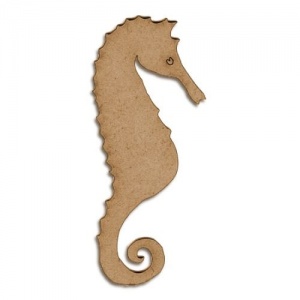 Seahorse MDF Wood Shape Style 1