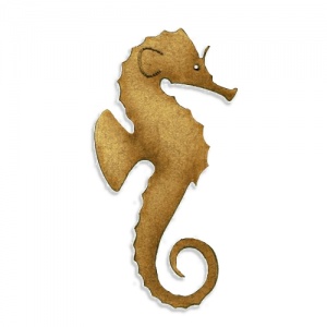 Seahorse MDF Wood Shape Style 6