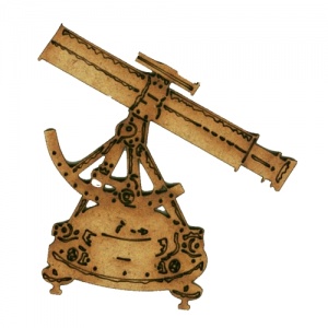 Ships Sextant MDF Wood Shape - Style 1