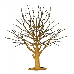 Skeleton Tree MDF Wood Shape - Style 8