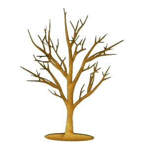 Skeleton Tree MDF Wood Shape - Style 9