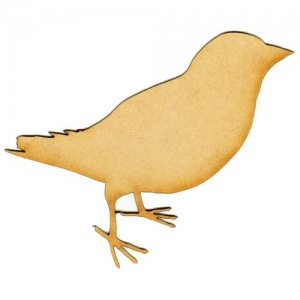 Sparrow MDF Wood Bird Shape