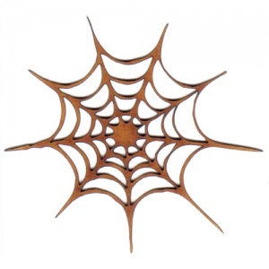 Spider's Web MDF Wood Shape - Style 1