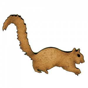 Squirrel Scurrying - MDF Wood Shape