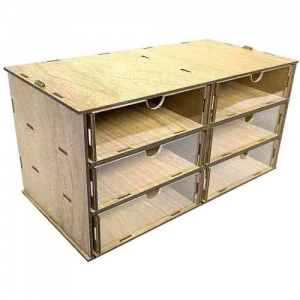 Stackable Drawer Making Kit Stackable Storage Kit - Double - 6 Drawers