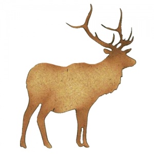 MDF Wooden Reindeer Stag Craft Shapes Embellishments 3mm MDF Wood Design Project 