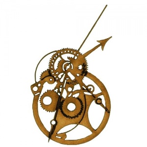 Steampunk Mechanical Clockworks Motif Style 24