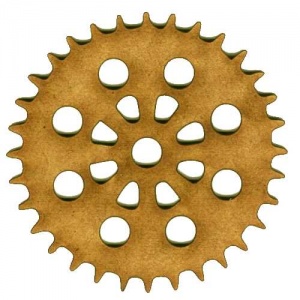 MDF and Birch Plywood Cogs - Style 9