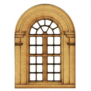 Russian Revival Style Window - MDF Wood Shape