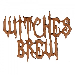 Witches Brew - Halloween MDF Wood Words