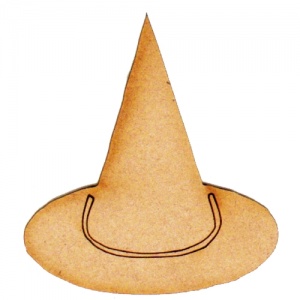 Witches Hat MDF Wood Shape - Style 1