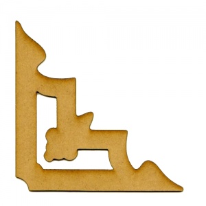 MDF Wood Corner Embellishment - Finial