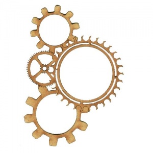 Steampunk Multi Frame - Cogs