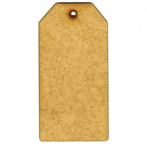 MDF and Birch Ply Tag Shapes - Classic Rectangle