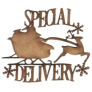Special Delivery - Decorative MDF Wood Words