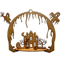 Haunted House - MDF Halloween Hanger Kit