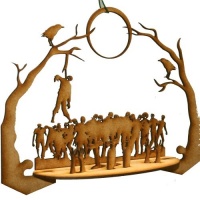 Zombie Apocalypse - MDF Halloween Hanger Kit