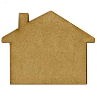 House Shape - Mixed Media Boards & Plaques