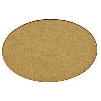 Oval Shape - MDF and Birch Plywood Mixed Media Boards